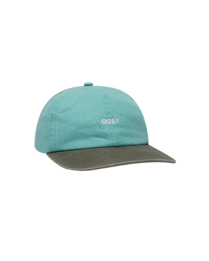 HEADWEAR OBEY Clothing Men 2TONE BOLD HAT Pigment Sea Spray Multi