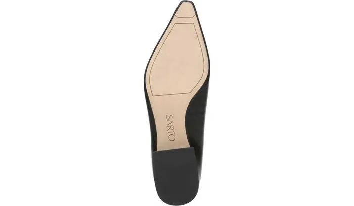 Heels Women Franco Sarto Sarto Modena Block Heel Pump Black Leather