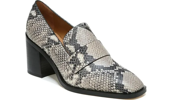 Heels Women Franco Sarto Sarto Renato Block Heel Pump Roccia Snake Print Leather Heels Women Franco Sarto Sarto Renato Block Heel Pump Roccia Snake Print Leather