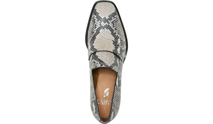 Heels Women Franco Sarto Sarto Renato Block Heel Pump Roccia Snake Print Leather