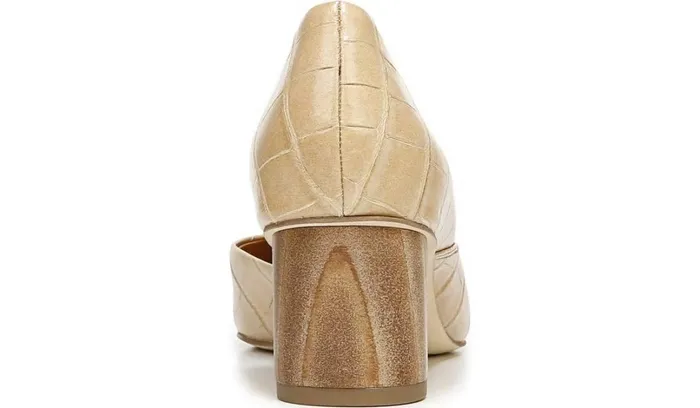Heels Women Franco Sarto Sarto Rita Pump Sand Crocco Leather