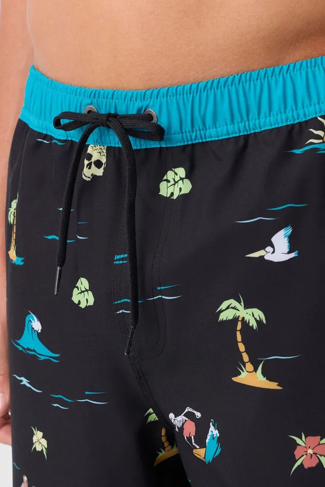 HERMOSA ELASTIC WAIST 17034 SWIM TRUNKS Black 4 Men O039NEILL Type