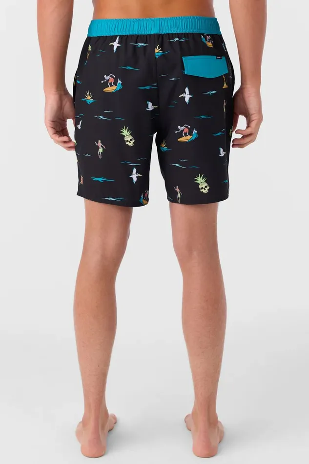 HERMOSA ELASTIC WAIST 17034 SWIM TRUNKS Black 4 Men O039NEILL Type