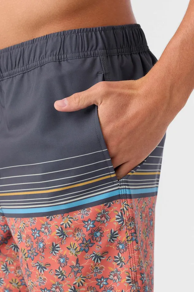 HERMOSA ELASTIC WAIST LINED 17034 SWIM TRUNKS Auburn 2 Men O039NEILL Type