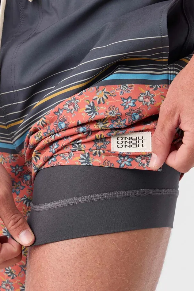 HERMOSA ELASTIC WAIST LINED 17034 SWIM TRUNKS Auburn 2 Men O039NEILL Type