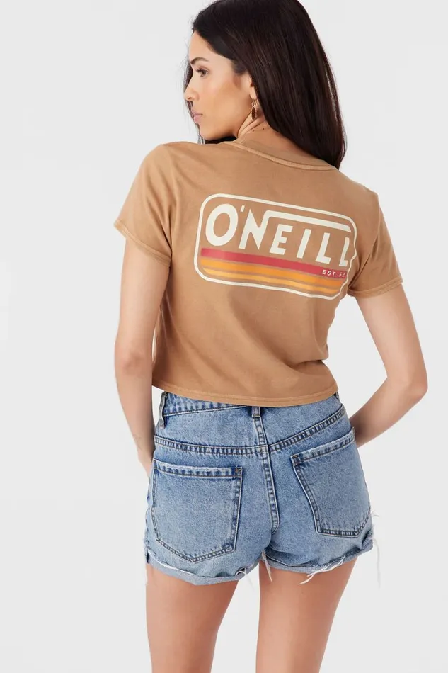 HIDEOUT TEE Tobacc Brw Women O039NEILL Clothing
