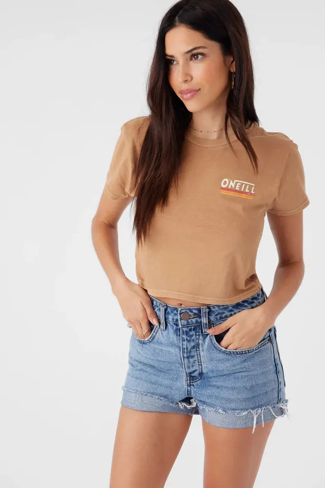 HIDEOUT TEE Tobacc Brw Women O039NEILL Clothing