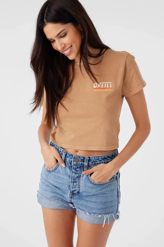 HIDEOUT TEE Tobacc Brw Women O039NEILL Clothing