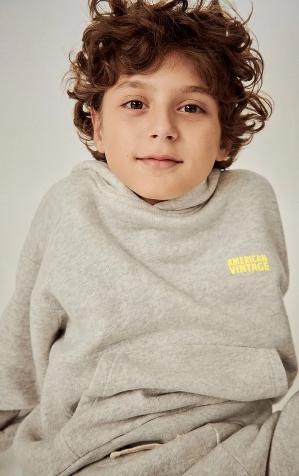 Hoodie Kodytown Polar Melange Kids American Vintage Sweatshirts Hoodie Kodytown Polar Melange Kids American Vintage Sweatshirts