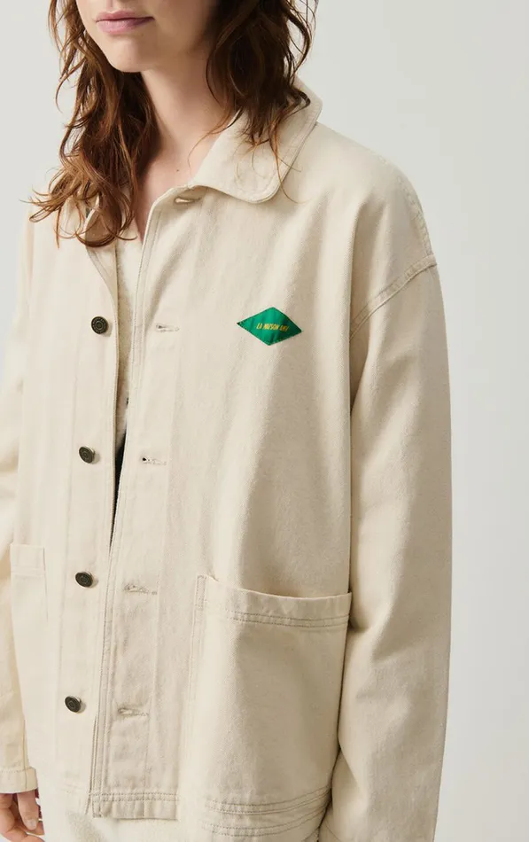 Jacket Datcity Ecru WomenMen American Vintage Jackets and Blazers Jacket Datcity Ecru WomenMen American Vintage Jackets and Blazers