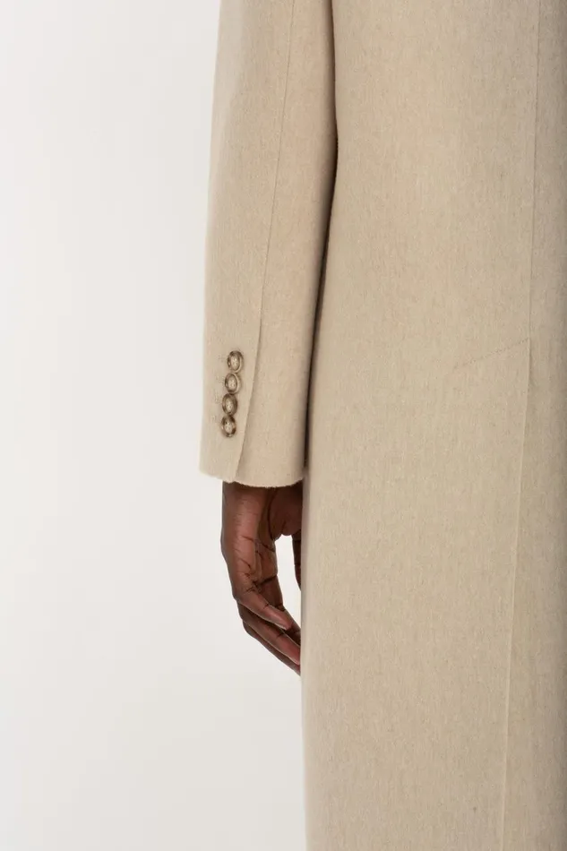 Jackets and Coats Women Victoria Beckham Tailored Slim Coat In Bone