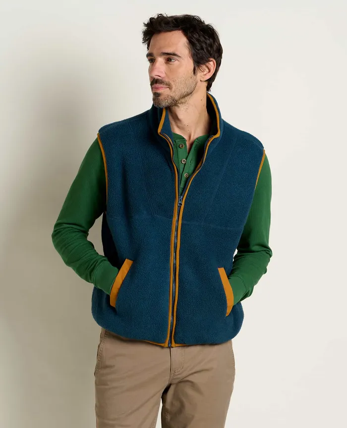 Jackets and Layers ToadandCo Men8217s Men8217s Campo Fleece Vest Midnight