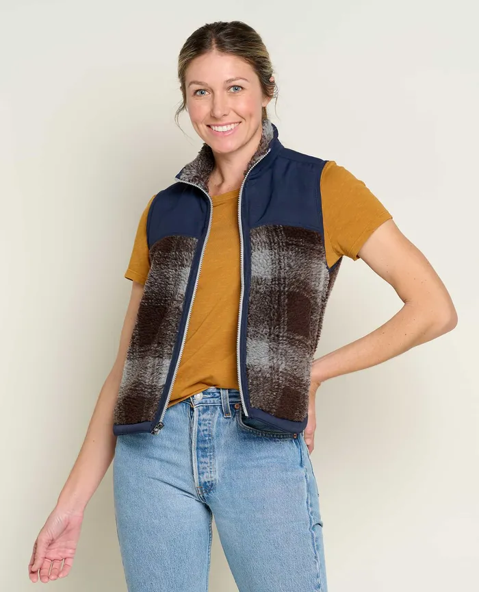 Jackets and Layers ToadandCo Women8217s Women8217s Sespe Sherpa Vest Light Ash Jackets and Layers ToadandCo Women8217s Women8217s Sespe Sherpa Vest Light Ash
