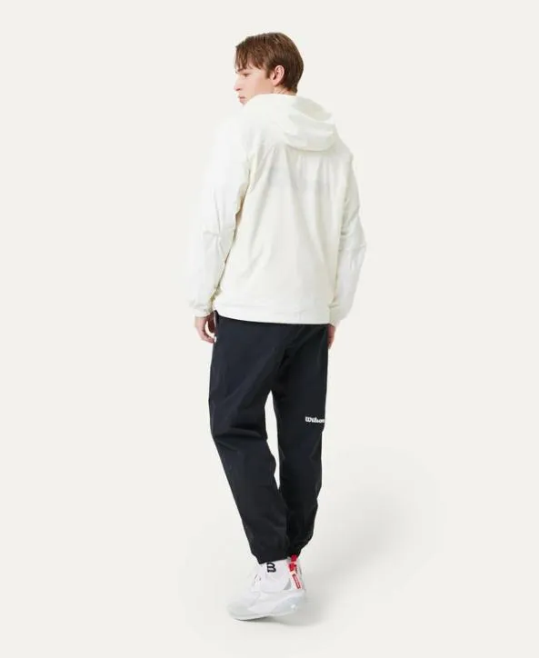 Jackets and Vests Men Wilson M Hooded FullZip Jacket Off White