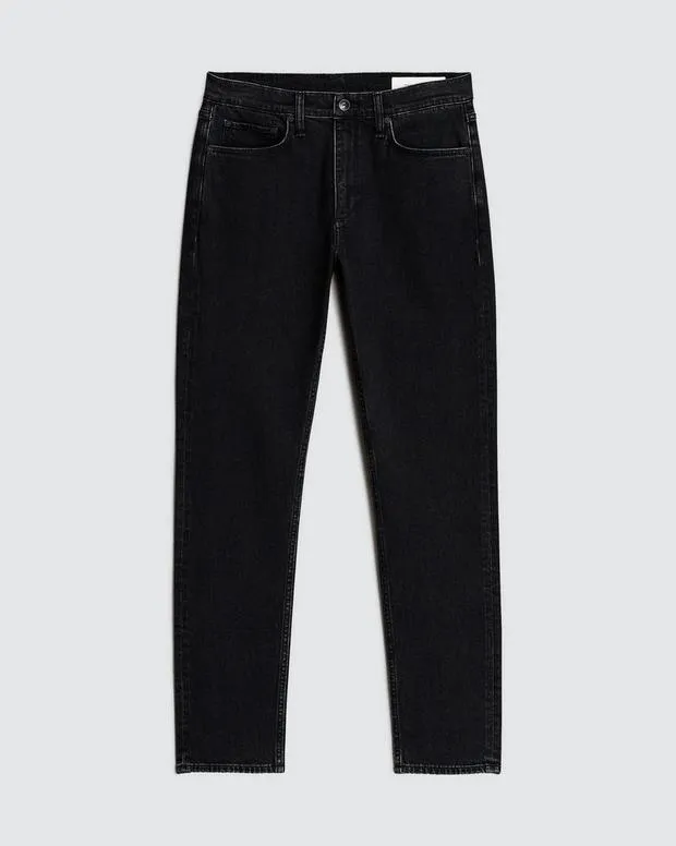 Jeans Men Rag and Bone Fit 2 Slim Fit Jean Authentic Stretch Denim Washed Black