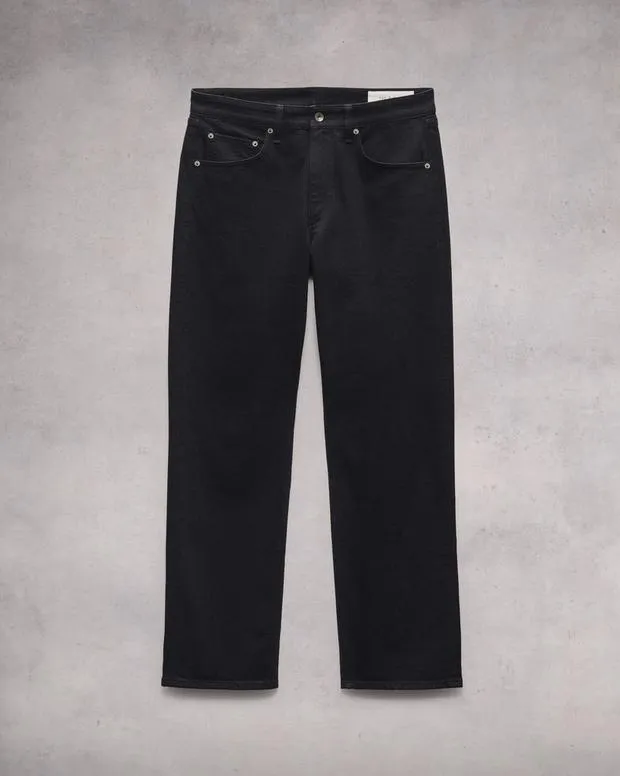 Jeans Men Rag and Bone Fit 4 Straight Fit Jean Authentic Stretch Denim Black
