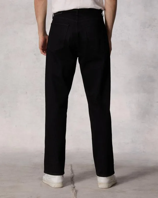 Jeans Men Rag and Bone Fit 4 Straight Fit Jean Authentic Stretch Denim Black
