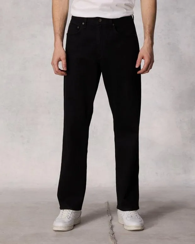 Jeans Men Rag and Bone Fit 4 Straight Fit Jean Authentic Stretch Denim Black