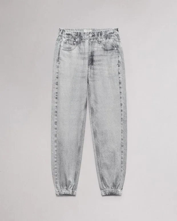 Jeans Women Rag and Bone Miramar Terry Jogger Pant Cotton Terry Icygrey
