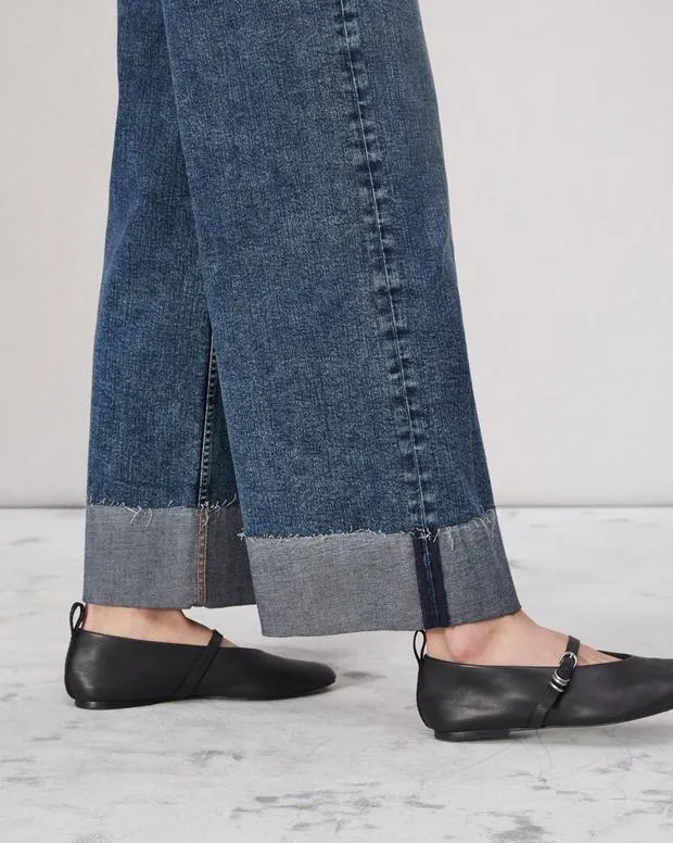 Jeans Women Rag and Bone Sofie Ankle Wide Leg Jean Vintage Stretch Denim Leland