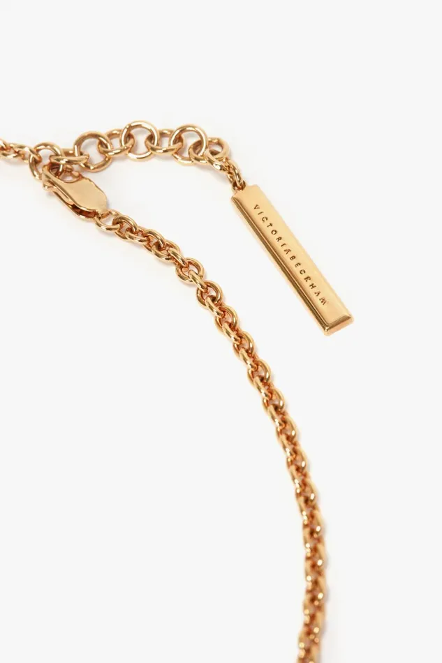 Jewellery Women Victoria Beckham Exclusive Perfume Bottle Necklace In Brushed Gold