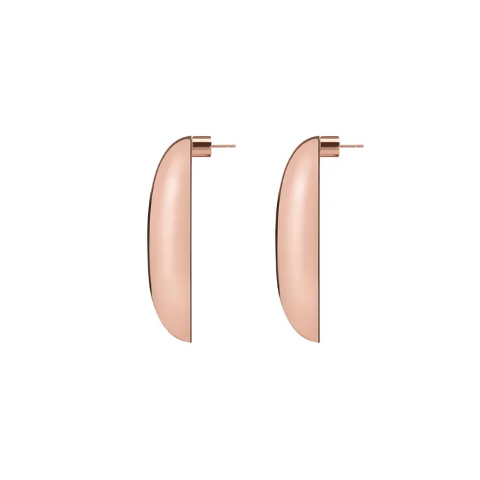 Jewelry Women LoveShackFancy Jennifer Fisher Puffy Heart Stud Earrings Rose Gold