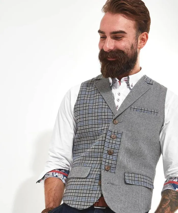 Joe Browns Coats and Jackets Men Paired To Perfection Waistcoat Grey Joe Browns Coats and Jackets Men Paired To Perfection Waistcoat Grey
