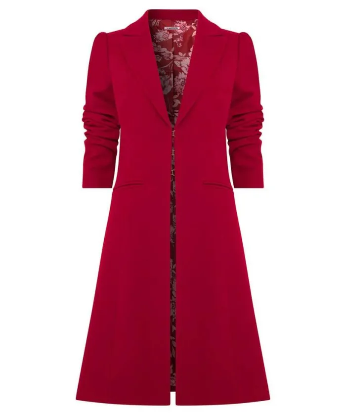Joe Browns Coats and Jackets Women Oh So Sophisticated Coat Red Joe Browns Coats and Jackets Women Oh So Sophisticated Coat Red