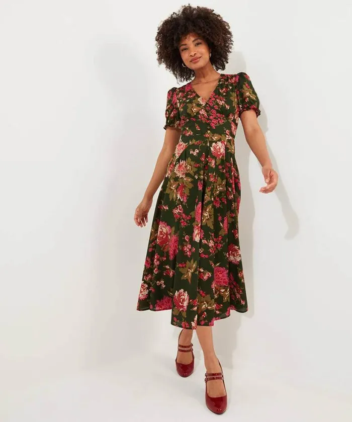 Joe Browns Dresses Women Vintage Dreams Dress Green