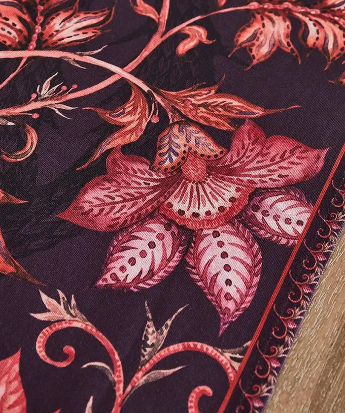 Joe Browns Floral Dcor Homeware Bohemian Bloom Table Runner Purple