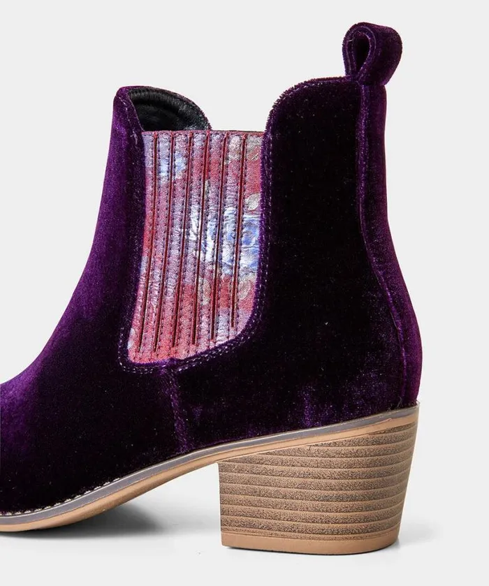 Joe Browns Heels Women Rumour Has It Velvet Boots Purple Joe Browns Heels Women Rumour Has It Velvet Boots Purple