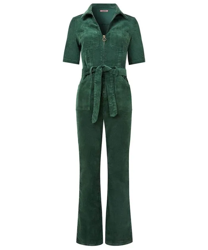 Joe Browns Jeans and Trousers Women Pixie Cord Jumpsuit Green Joe Browns Jeans and Trousers Women Pixie Cord Jumpsuit Green