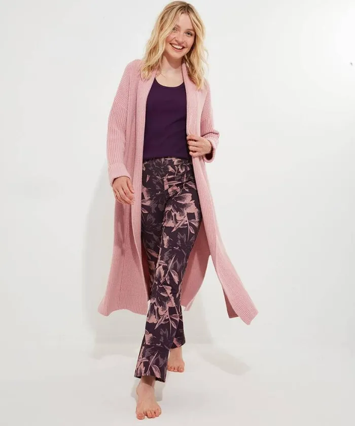 Joe Browns Loungewear and Pyjamas Women Sloe Joes Cosy Knitted Cardigan Pink Joe Browns Loungewear and Pyjamas Women Sloe Joes Cosy Knitted Cardigan Pink