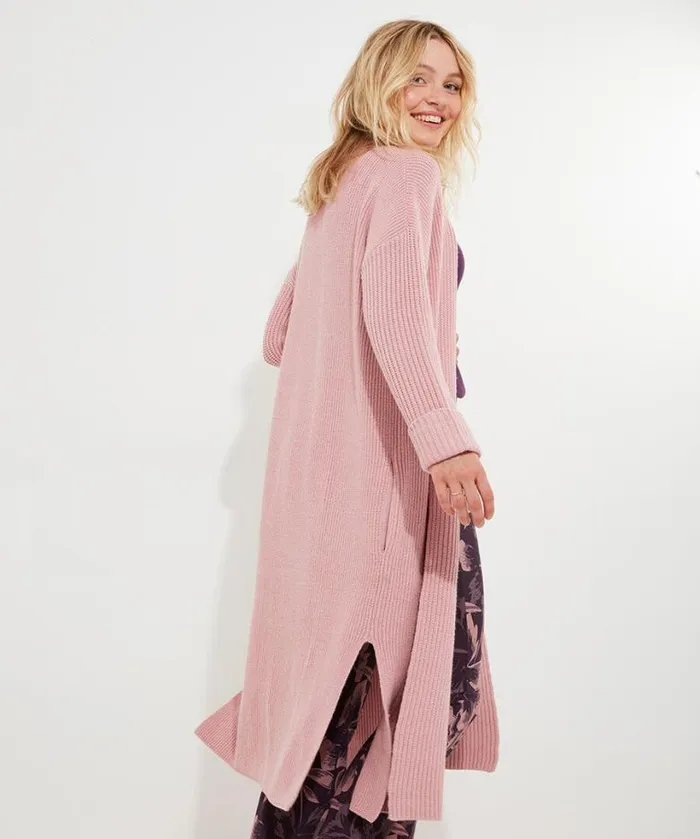 Joe Browns Loungewear and Pyjamas Women Sloe Joes Cosy Knitted Cardigan Pink Joe Browns Loungewear and Pyjamas Women Sloe Joes Cosy Knitted Cardigan Pink
