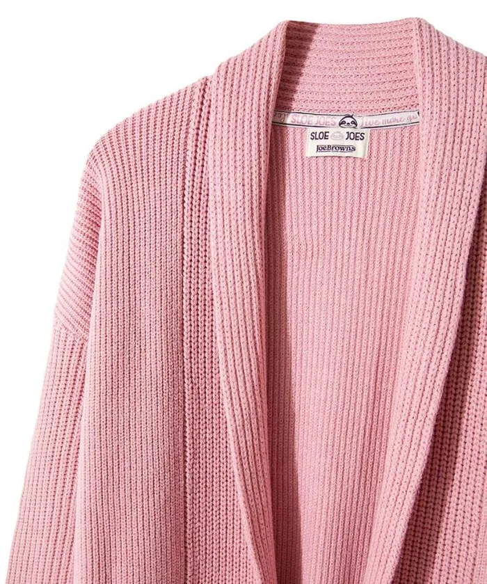 Joe Browns Loungewear and Pyjamas Women Sloe Joes Cosy Knitted Cardigan Pink Joe Browns Loungewear and Pyjamas Women Sloe Joes Cosy Knitted Cardigan Pink
