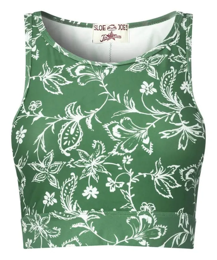 Joe Browns Loungewear and Pyjamas Women Sloe Joes Crop Yoga Top Green Joe Browns Loungewear and Pyjamas Women Sloe Joes Crop Yoga Top Green
