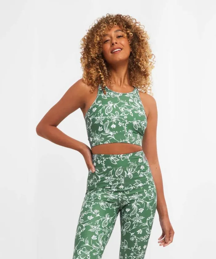 Joe Browns Loungewear and Pyjamas Women Sloe Joes Crop Yoga Top Green Joe Browns Loungewear and Pyjamas Women Sloe Joes Crop Yoga Top Green