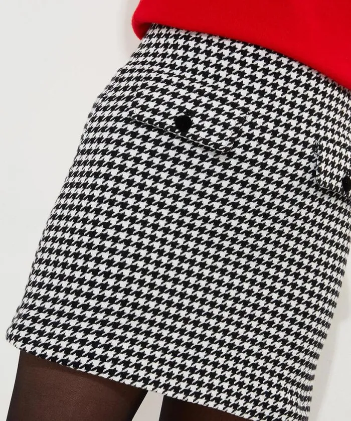 Joe Browns Skirts Women Daring Dogstooth Skirt Black Joe Browns Skirts Women Daring Dogstooth Skirt Black