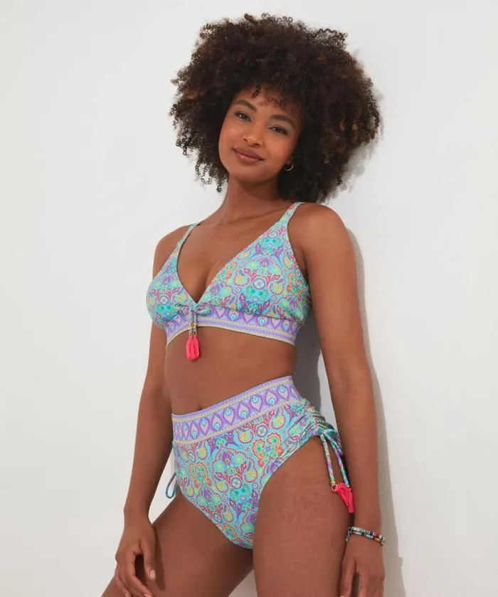 Joe Browns Swimwear Women Paradise Cove Swim Brief Blue Multi