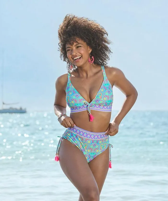 Joe Browns Swimwear Women Paradise Cove Swim Brief Blue Multi Joe Browns Swimwear Women Paradise Cove Swim Brief Blue Multi