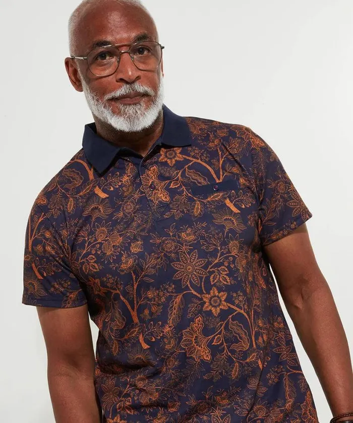 Joe Browns TShirts and Tops Men Keeping It Cool Polo Shirt Blue Joe Browns TShirts and Tops Men Keeping It Cool Polo Shirt Blue
