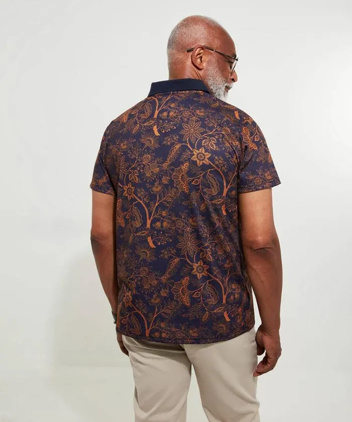 Joe Browns TShirts and Tops Men Keeping It Cool Polo Shirt Blue Joe Browns TShirts and Tops Men Keeping It Cool Polo Shirt Blue
