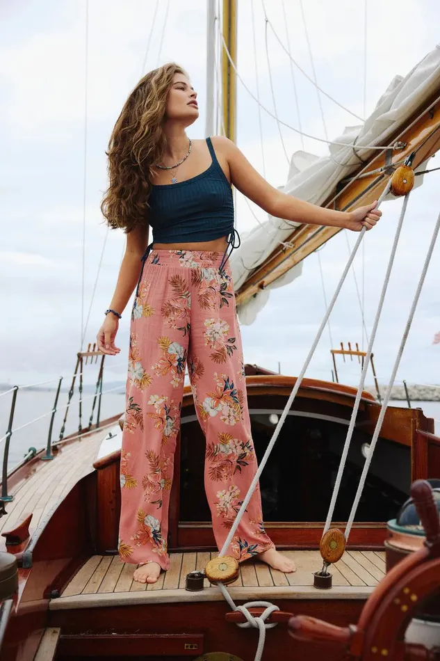 JONIE PUNTA TROPICAL BEACH PANTS Canyon Clay Women O039NEILL Collections