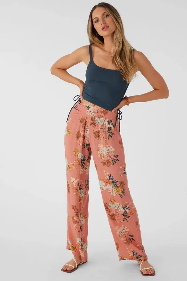 JONIE PUNTA TROPICAL BEACH PANTS Canyon Clay Women O039NEILL Collections