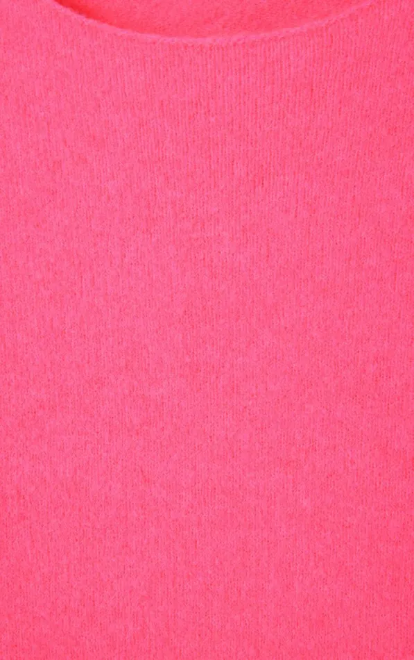 Jumper Damsville Fluo Pink Women American Vintage Jumpers and Cardigans