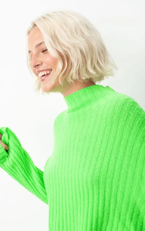 Jumper Falyday Flashy Green Women American Vintage Jumpers and Cardigans Jumper Falyday Flashy Green Women American Vintage Jumpers and Cardigans