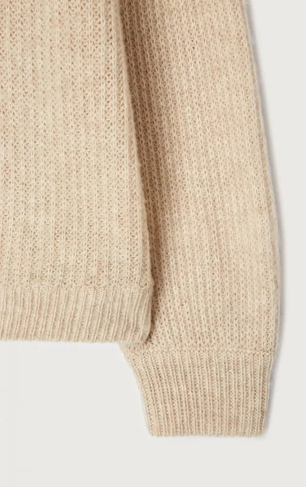 Jumper Falyday Melange Biscuit Women American Vintage Jumpers and Cardigans Jumper Falyday Melange Biscuit Women American Vintage Jumpers and Cardigans