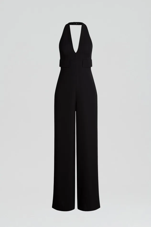 Jumpsuits Women Scanlan Theodore WOOL BARATHEA JUMPSUIT Black Jumpsuits Women Scanlan Theodore WOOL BARATHEA JUMPSUIT Black