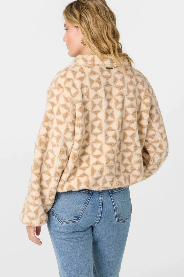 KACEY HIGH PILE FLEECE PULLOVER Nomad Women O039NEILL Clothing