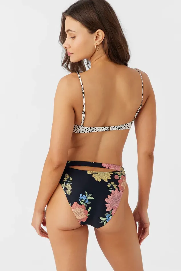 KALI FLORAL MAX HIGH WAIST FULL BOTTOMS Black Women O039NEILL Swim